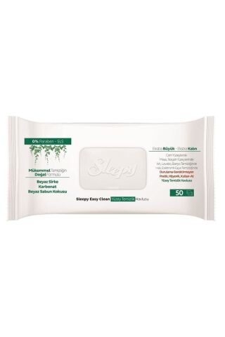 Sleepy Easy Clean Yüzey Temizlik Havlusu 50 Yaprak