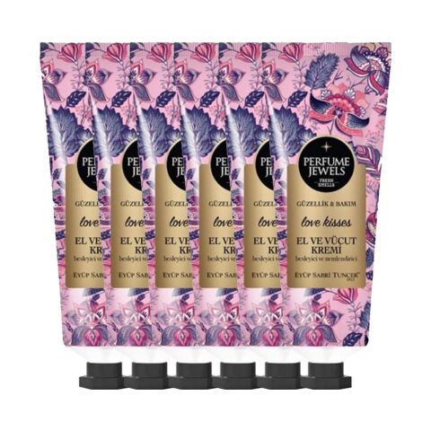 Eyüp Sabri Tuncer Perfume Jewels Love Kisses El Kremi 50ML x 6