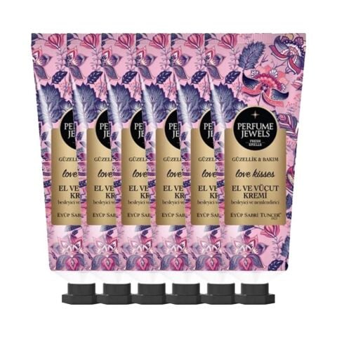 Eyüp Sabri Tuncer Perfume Jewels Love Kisses El Kremi 50ML x 6