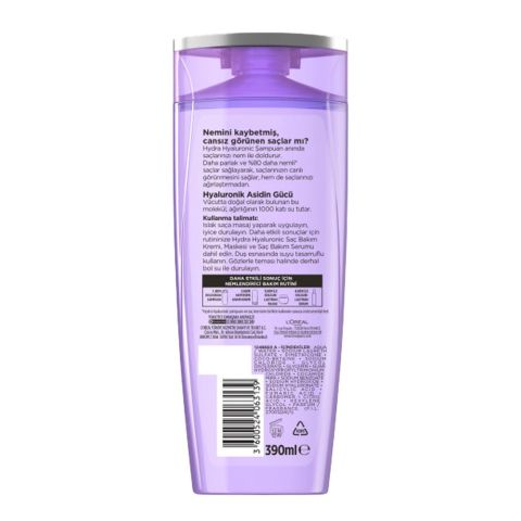Elseve Hydra Hyaluronik Şampuan 390 ml