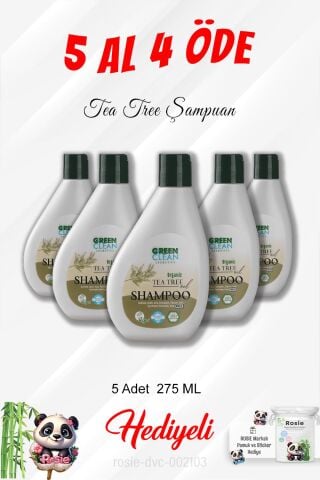 5 Al 4 Öde Tea Tree Şampuan 275 ML ve Rosie Pamuk