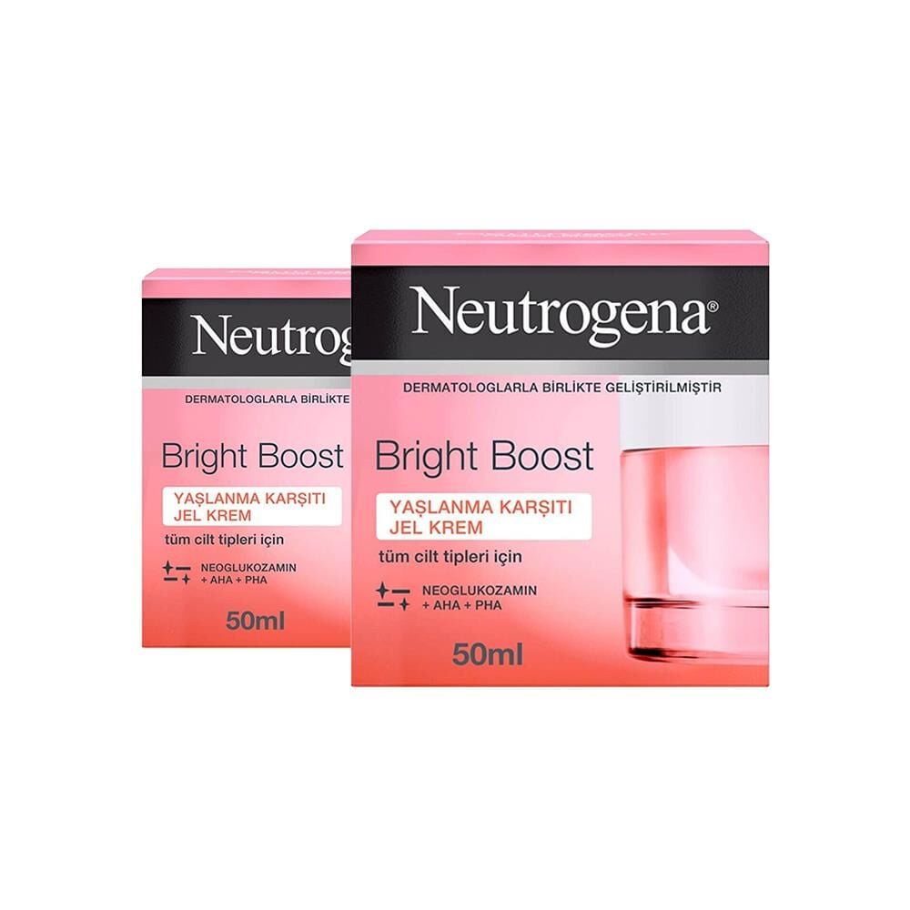 Neutrogena Bright Boost Yaşlanma Karşıtı Jel Krem 50 ml x 2