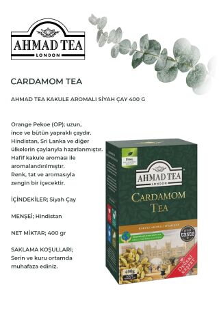 Cardamom Dökme Çay 2 Paket 400 gr. ve ROSIE koku