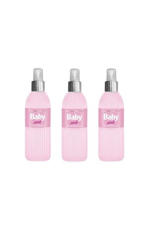 Bebek Kolonyası Baby Pınk 150 Ml Silindir Pet Şişe Sprey X 3 Adet