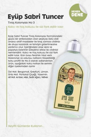 Eyüp Sabri Tuncer Tıraş Kolonyası No 3