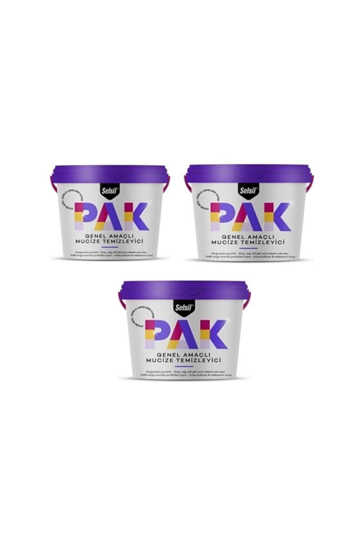 Selsil Pak Genel Amaçlı Mucize Temizleyici 500gr 3 Adet