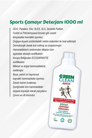 5 Al 4 Öde Gren Clean Sports Çamaşır Deterjanı 1000 ML ve Rosie Pamuk