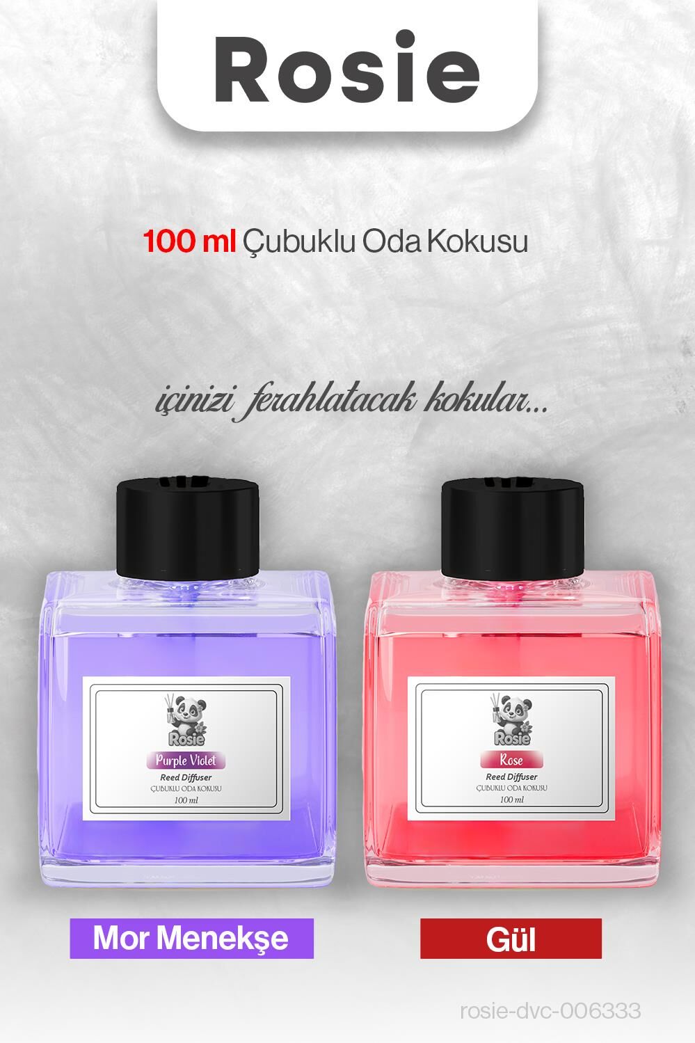 ROSIE Gül ve Mor menekşe Çubuklu Oda Kokusu 100 ml