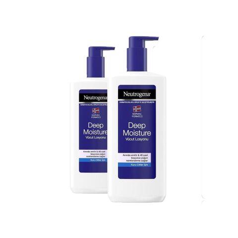 Neutrogena Yoğun Nemlendirici Vücut Losyonu Kuru Cilt 400 ml x 2