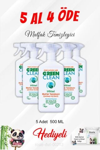 Çok Amaçlı Yağ Çözücü 5 Al 4 Öde 500 ML ve Rosie Pamuk