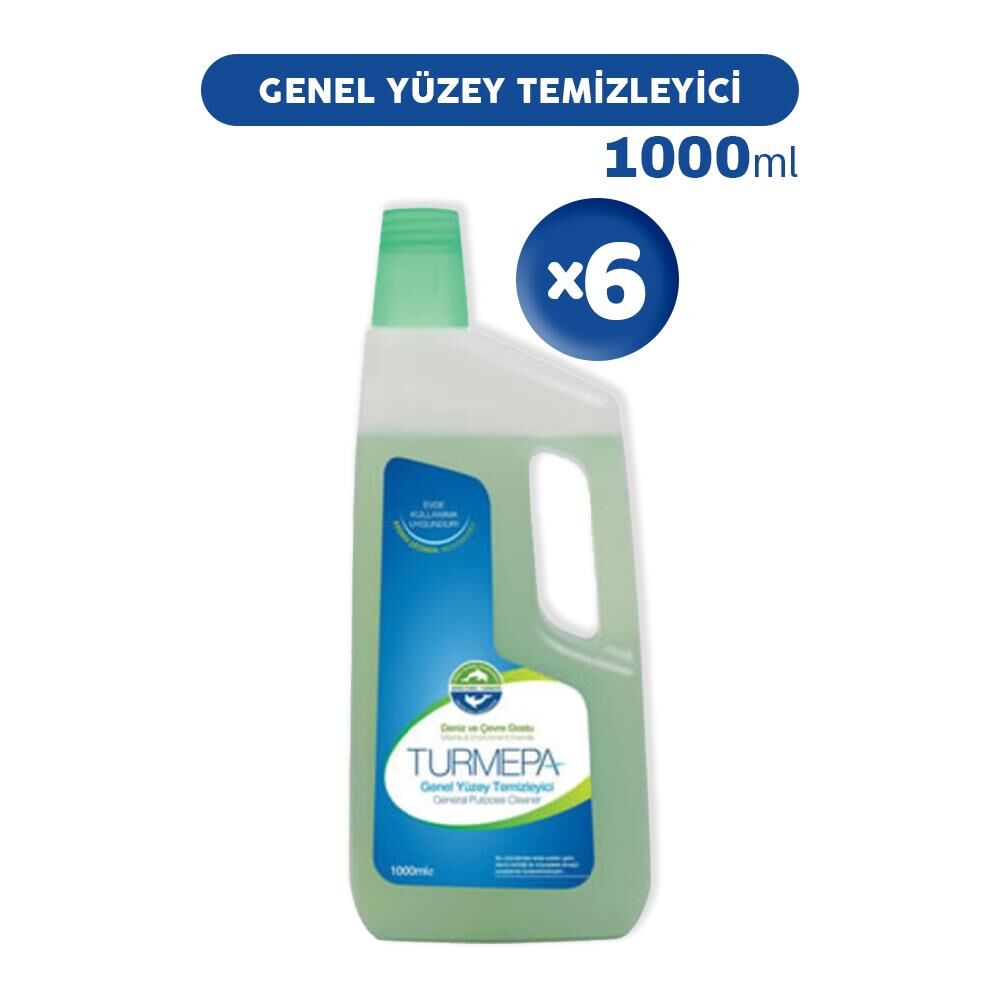 Turmepa Genel Yüzey Temizleyici 1000 ml x 6