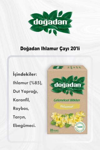 Doğadan Ihlamur Çayı 20'li 5 Al 4 Öde ve Rosie Pamuk