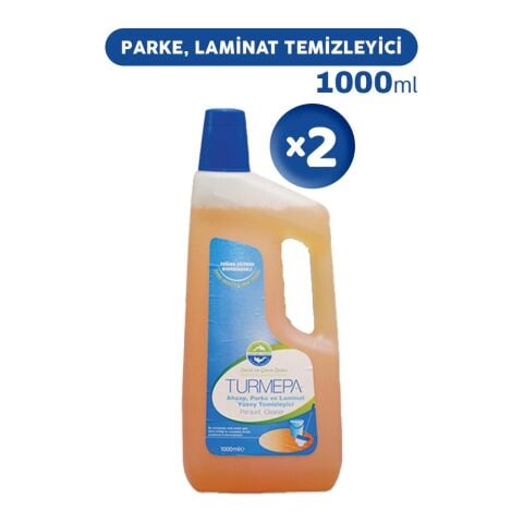 Turmepa Ahşap, Parke ve Laminat Yüzey Temizleyicisi 1000 ml x 2