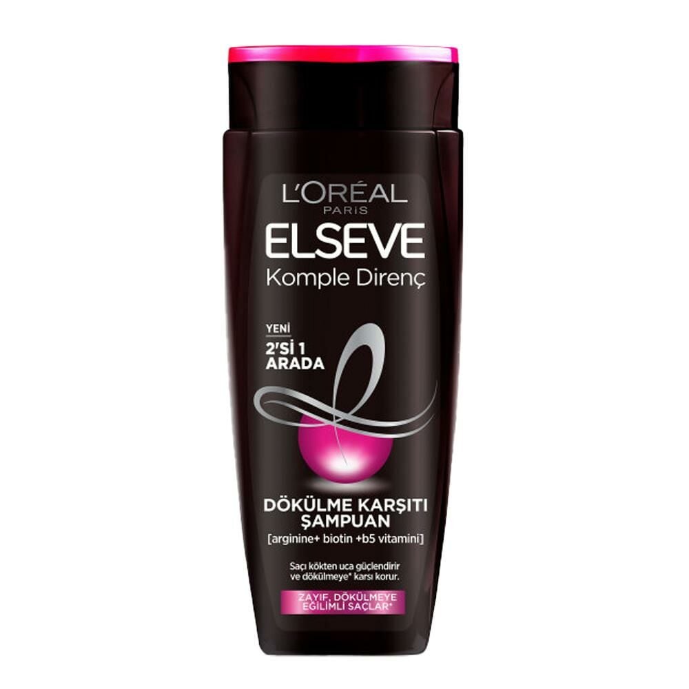 Elseve Komple Direnç Dökülme Karşıtı 2' si 1 Arada Şampuan 450 ml