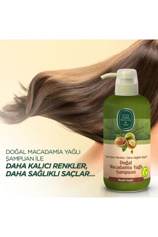 Eyüp Sabri Tuncer Macadamia Şampuan, Duş Jeli ve Zeytinyağlı Saç Bakım Kremi 600 ML