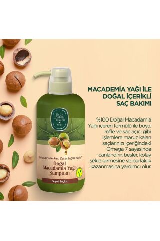 Eyüp Sabri Tuncer Macadamia Şampuan, Duş Jeli ve Zeytinyağlı Saç Bakım Kremi 600 ML