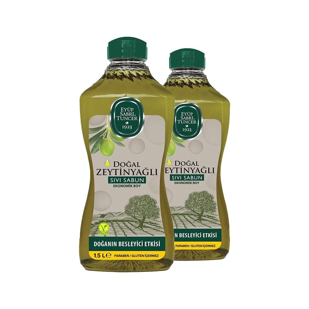Eyüp Sabri Tuncer Doğal Zeytinyağlı Sıvı Sabun 1.5 lt x 2