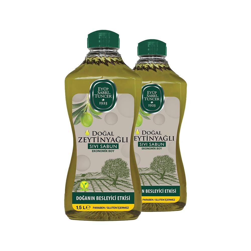 Eyüp Sabri Tuncer Doğal Zeytinyağlı Sıvı Sabun 1.5 lt x 2