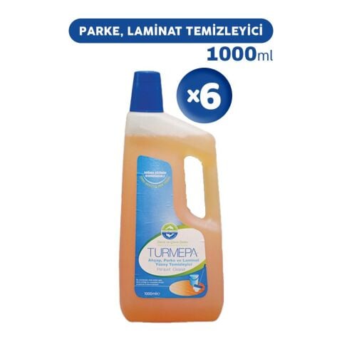 Turmepa Ahşap, Parke ve Laminat Yüzey Temizleyicisi 1000 ml x 6