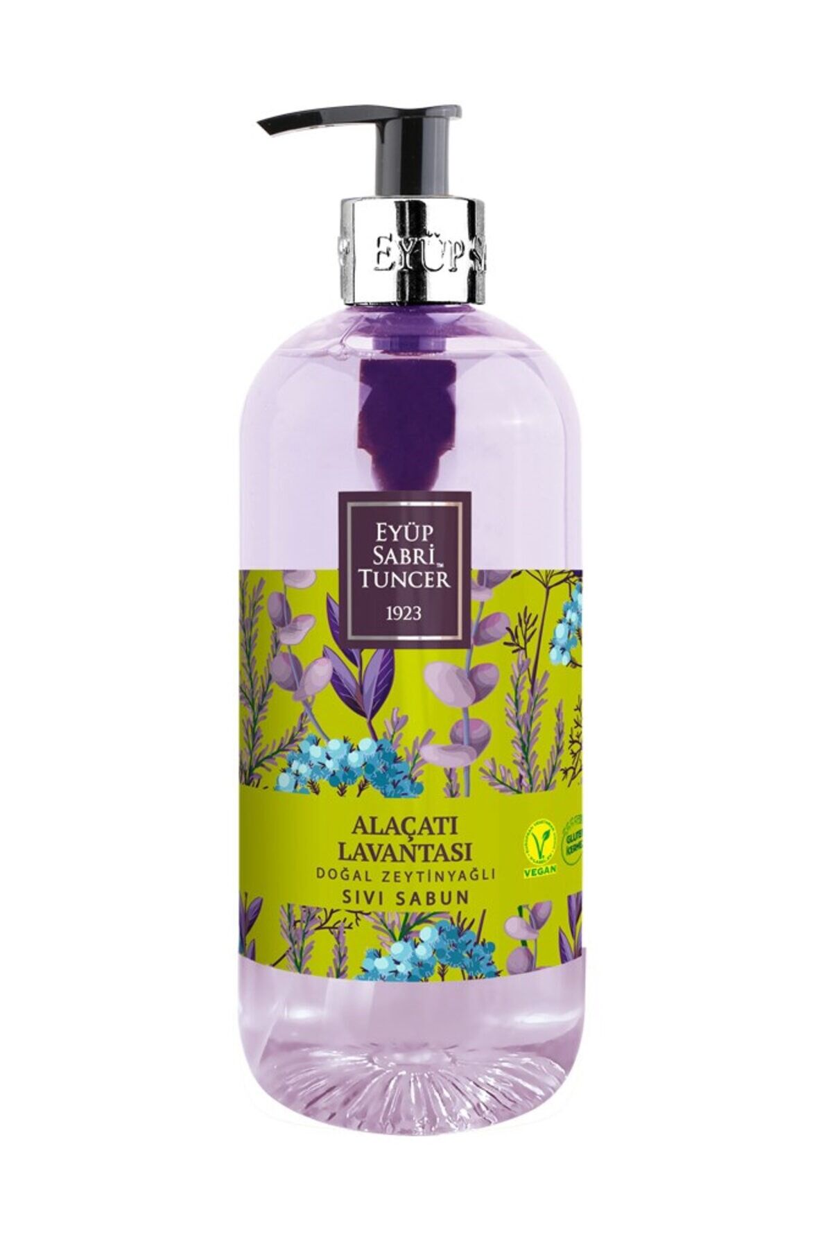 Eyüp Sabri Tuncer Alaçatı Lavantası Doğal Zeytinyağlı Sıvı Sabun 500 ml X 2 Adet
