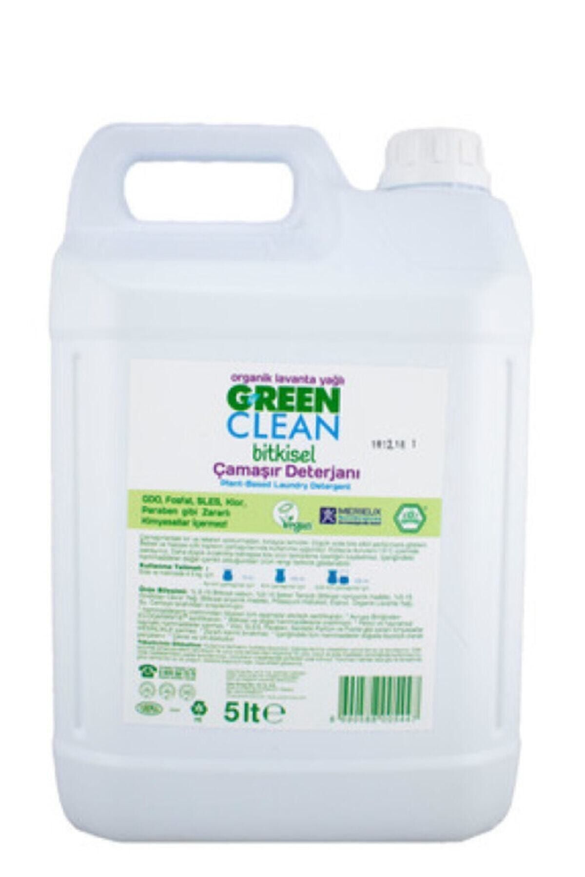 Green Clean Bitkisel Çamaşır Deterjanı Lavanta Yağlı 5000ml