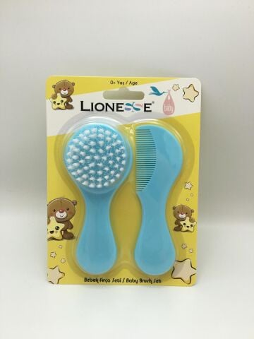 Tarko Lionesse Fırça Tarak Seti - Mavi