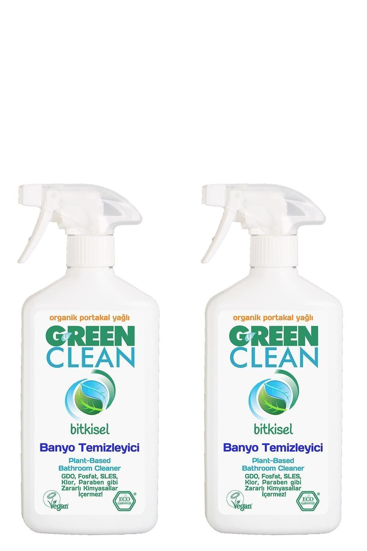 Green Clean Organik Portakal Yağlı Banyo Temizleyicisi 2 Li Set