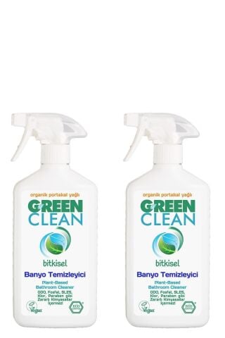 Green Clean Organik Portakal Yağlı Banyo Temizleyicisi 2 Li Set