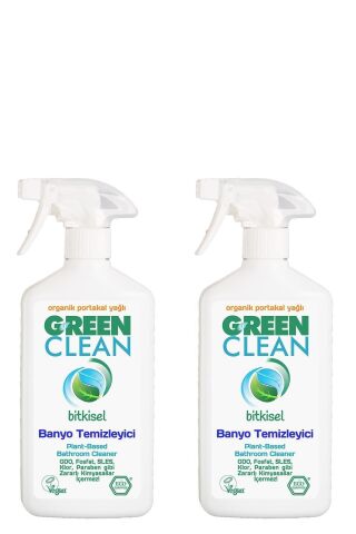 Green Clean Organik Portakal Yağlı Banyo Temizleyicisi 2 Li Set