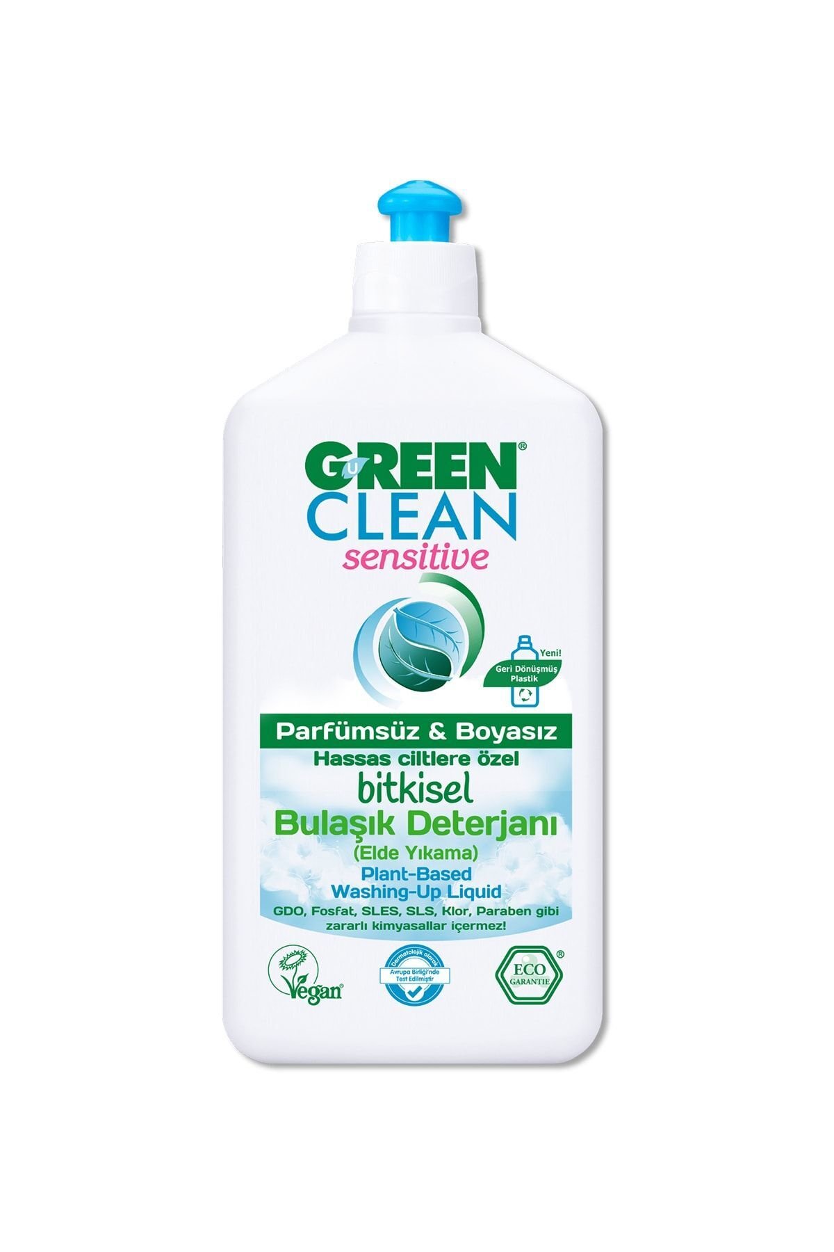 Hassas Ve Alerjik Ciltlere Özel Bitkisel Sensitive Bulaşık Deterjanı 500 ml