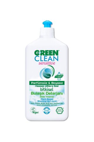 Hassas Ve Alerjik Ciltlere Özel Bitkisel Sensitive Bulaşık Deterjanı 500 ml