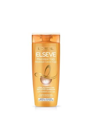 Elseve Mucizevi Hindistan Cevizi Yağı Ağırlaştırmayan Besleyici Şampuan 360 ml