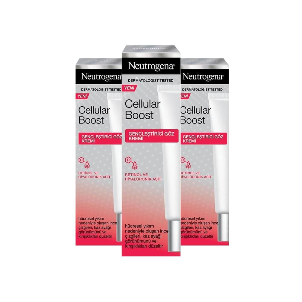 Neutrogena Cellular Boost Gençleştirici Göz Kremi 15 ml x 3