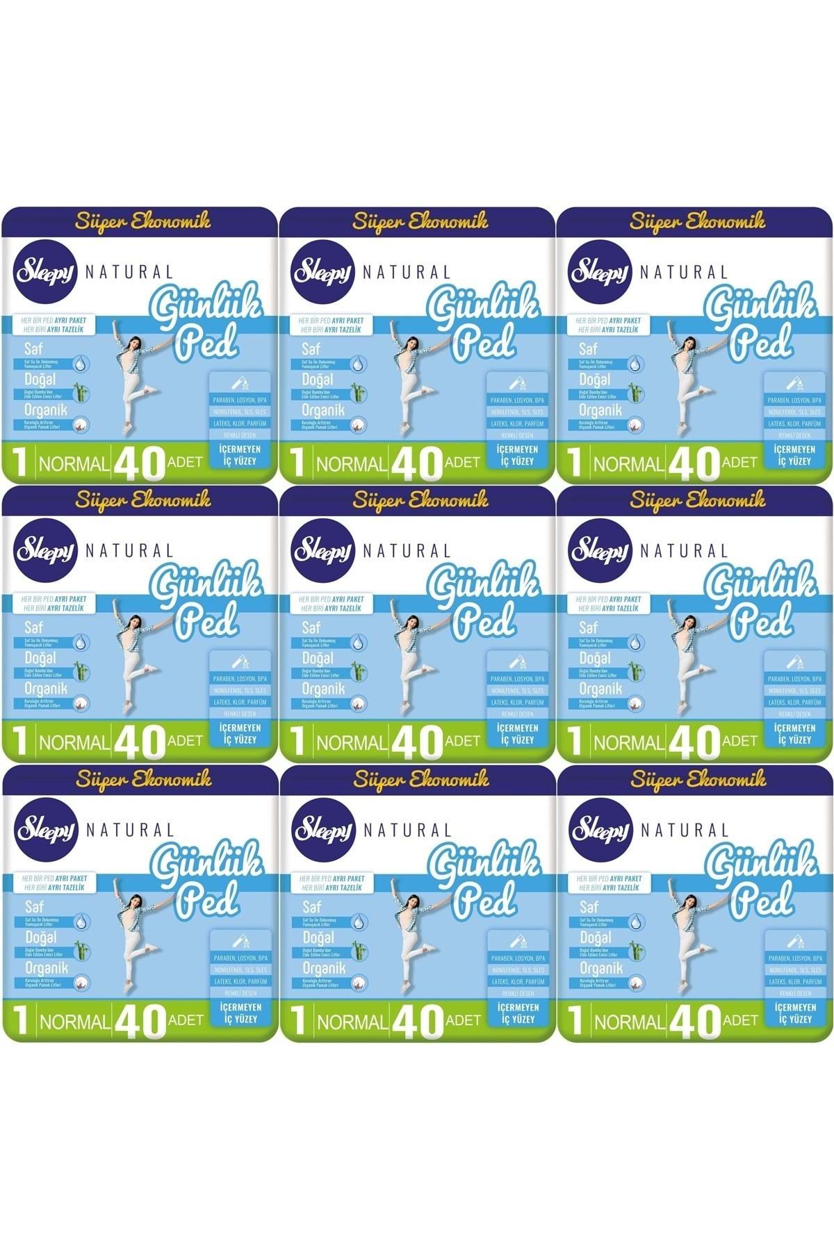 Sleepy Natural Günlük Ped Normal 360 Adet