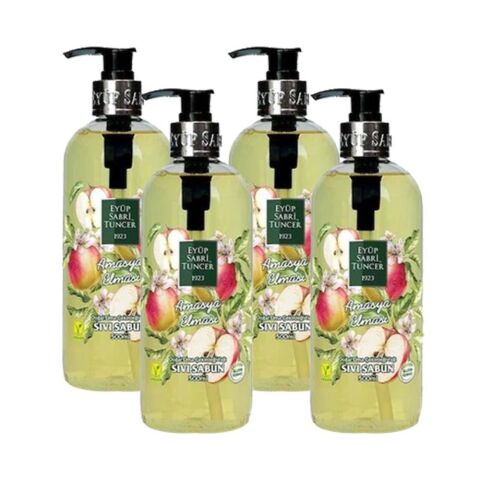 Eyüp Sabri Tuncer Amasya Elması Sıvı Sabun 500 ml x 4