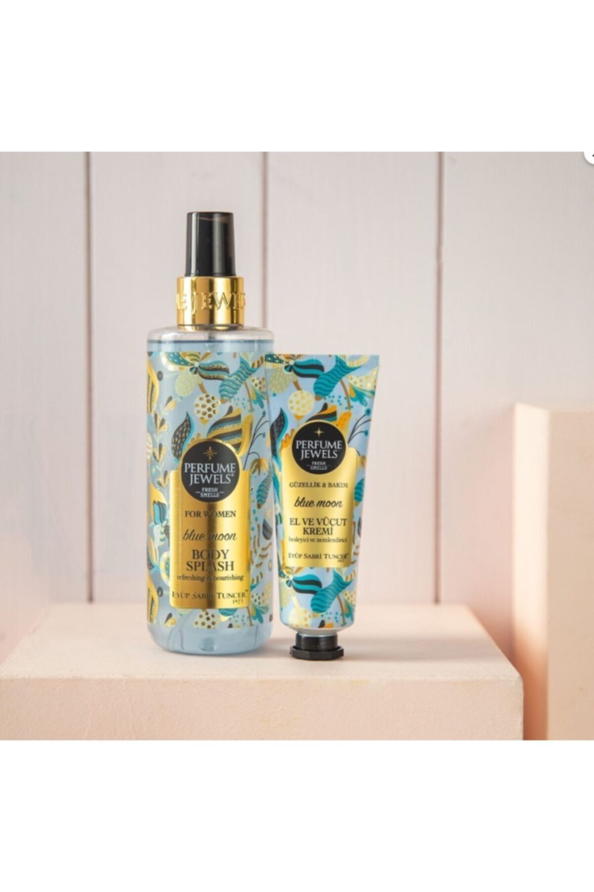 Eyüp Sabri Tuncer Perfume Jewels Blue Moon Vücut Spreyi 250 ml El Kremi 50ml