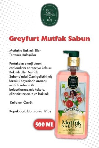 Greyfurt Mutfak Sabun 750 ML X4 ve ROSIE