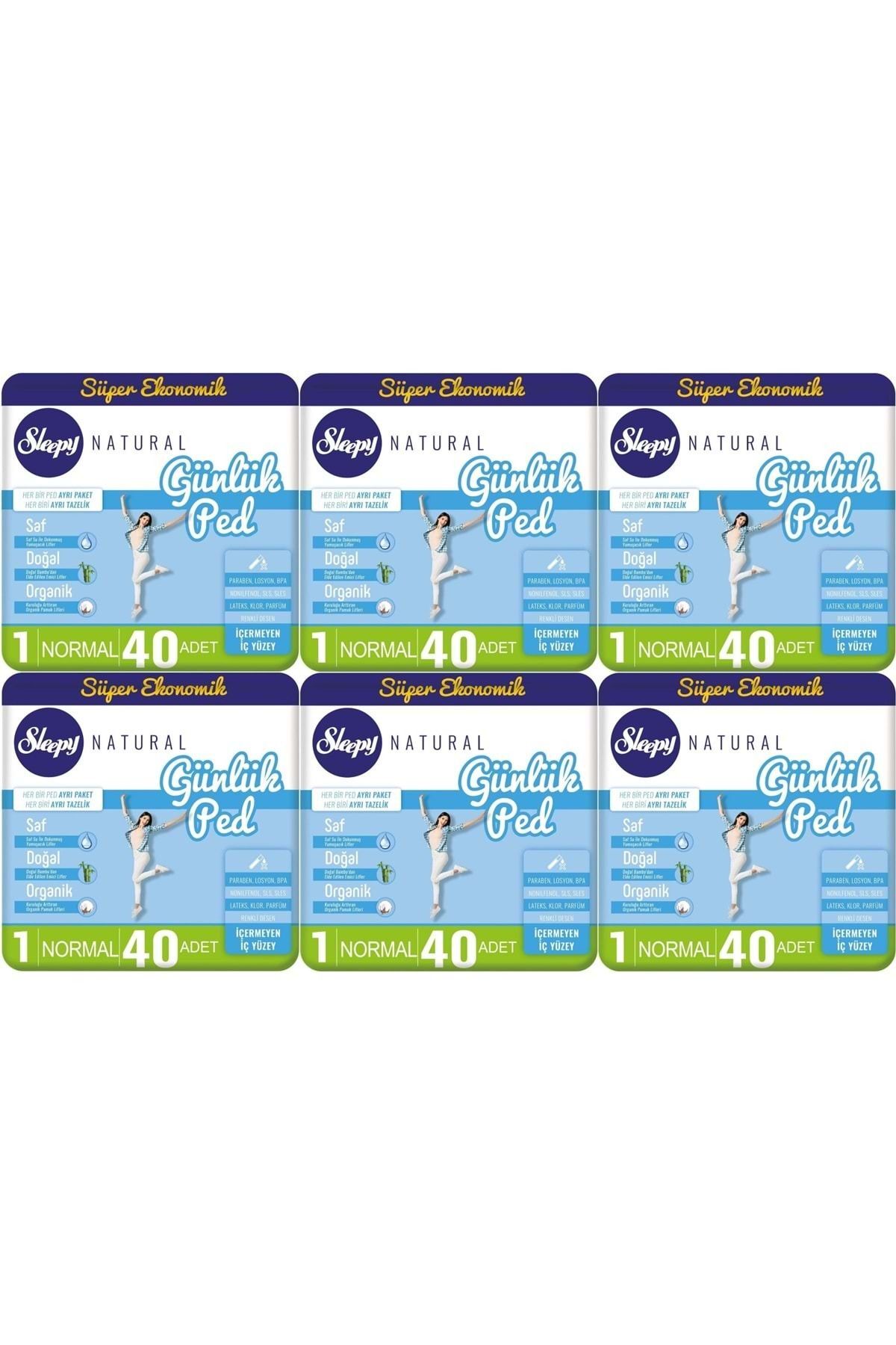 Sleepy Natural Günlük Ped Normal 240 Adet