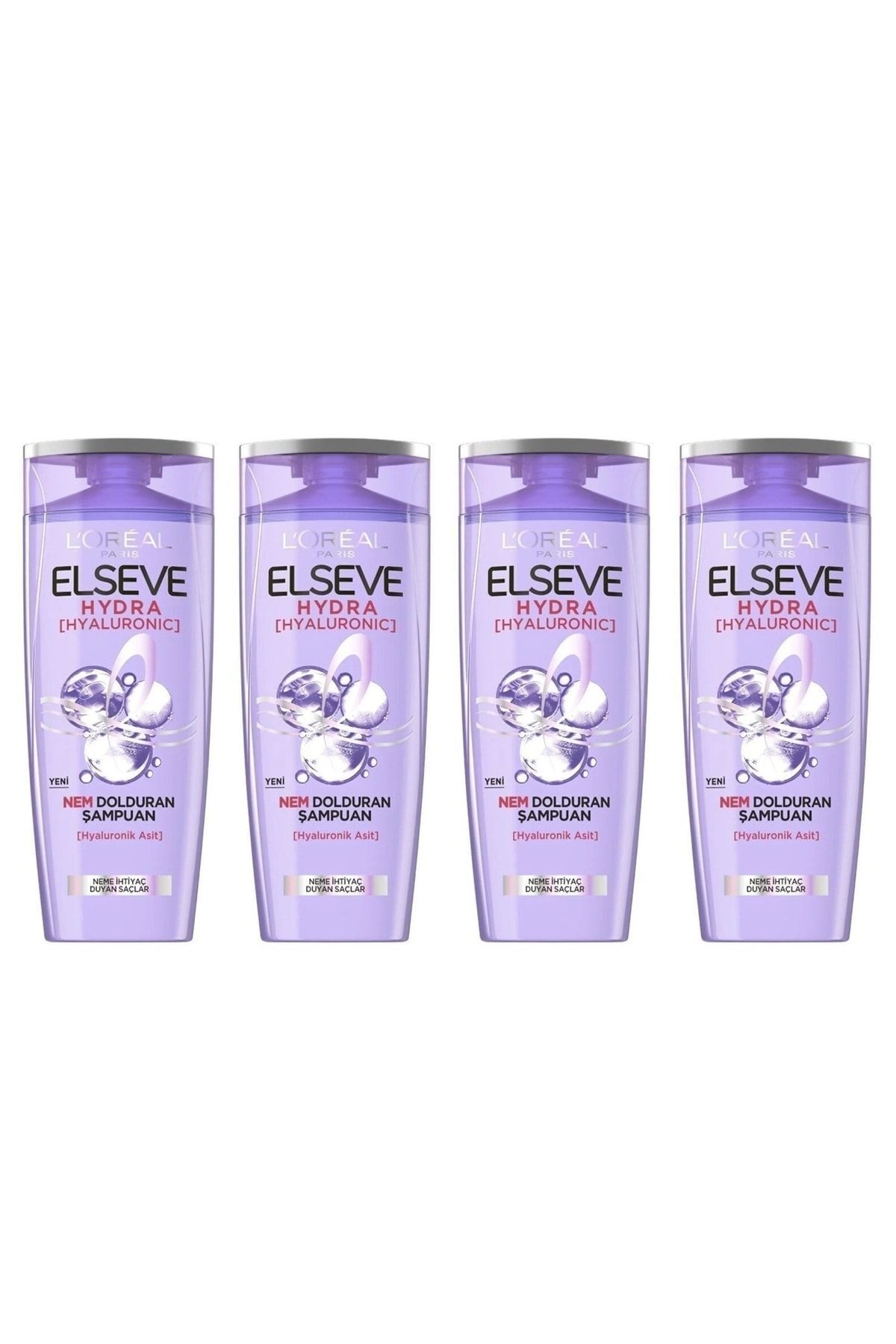 Elseve Hydra [hyaluronic] Nem Dolduran Şampuan 390ml 3600524063139 (4 Adet)
