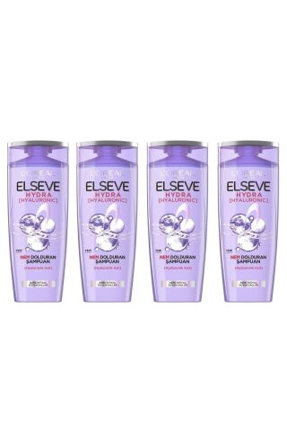 Elseve Hydra [hyaluronic] Nem Dolduran Şampuan 390ml 3600524063139 (4 Adet)