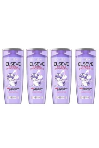 Elseve Hydra [hyaluronic] Nem Dolduran Şampuan 390ml 3600524063139 (4 Adet)