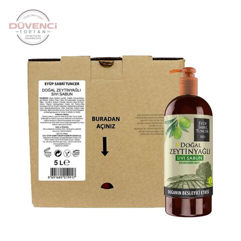 Eyüp Sabri Tuncer Doğal Zeytinyağlı Sıvı Sabun ve Pompalı Şişe