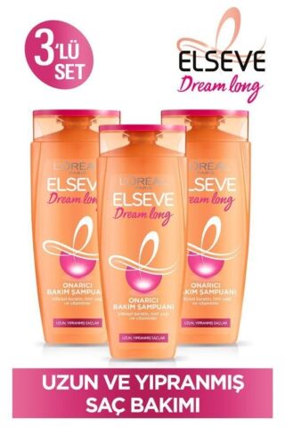 Elseve L'oréal Paris Dream Long Onarıcı Bakım Şampuanı 450 Ml 3 Adet