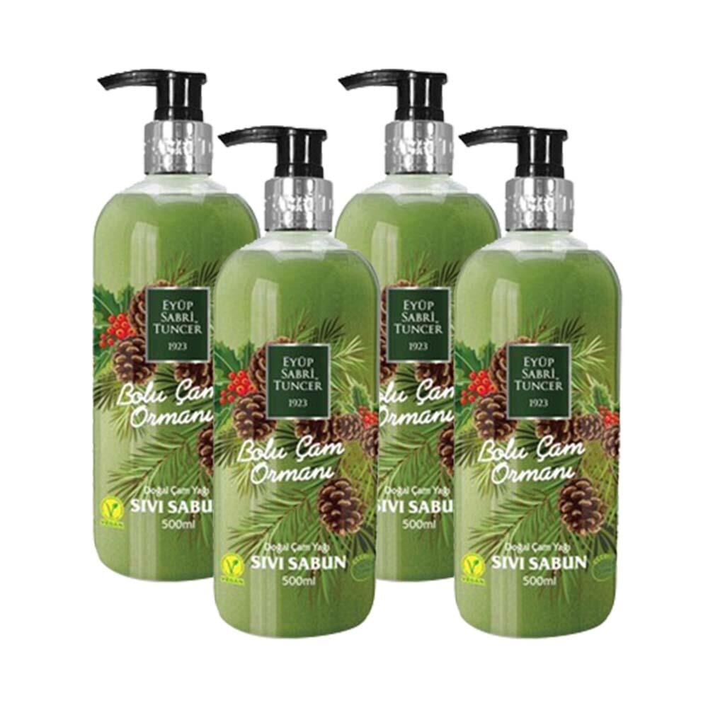 Eyüp Sabri Tuncer Bolu Çam Ormanları Sıvı Sabun 500 ml x 4