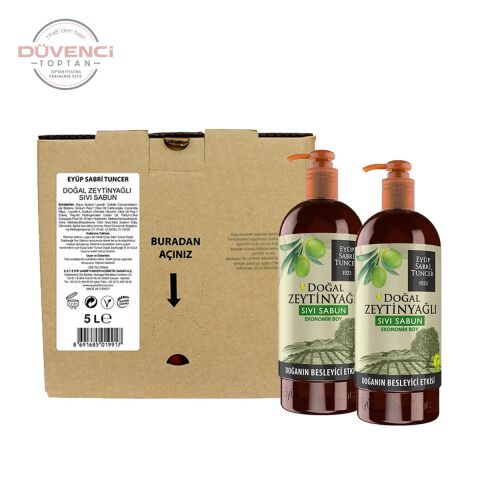 Eyüp Sabri Tuncer Doğal Zeytinyağlı Sıvı Sabun Seti 6,5 Litre