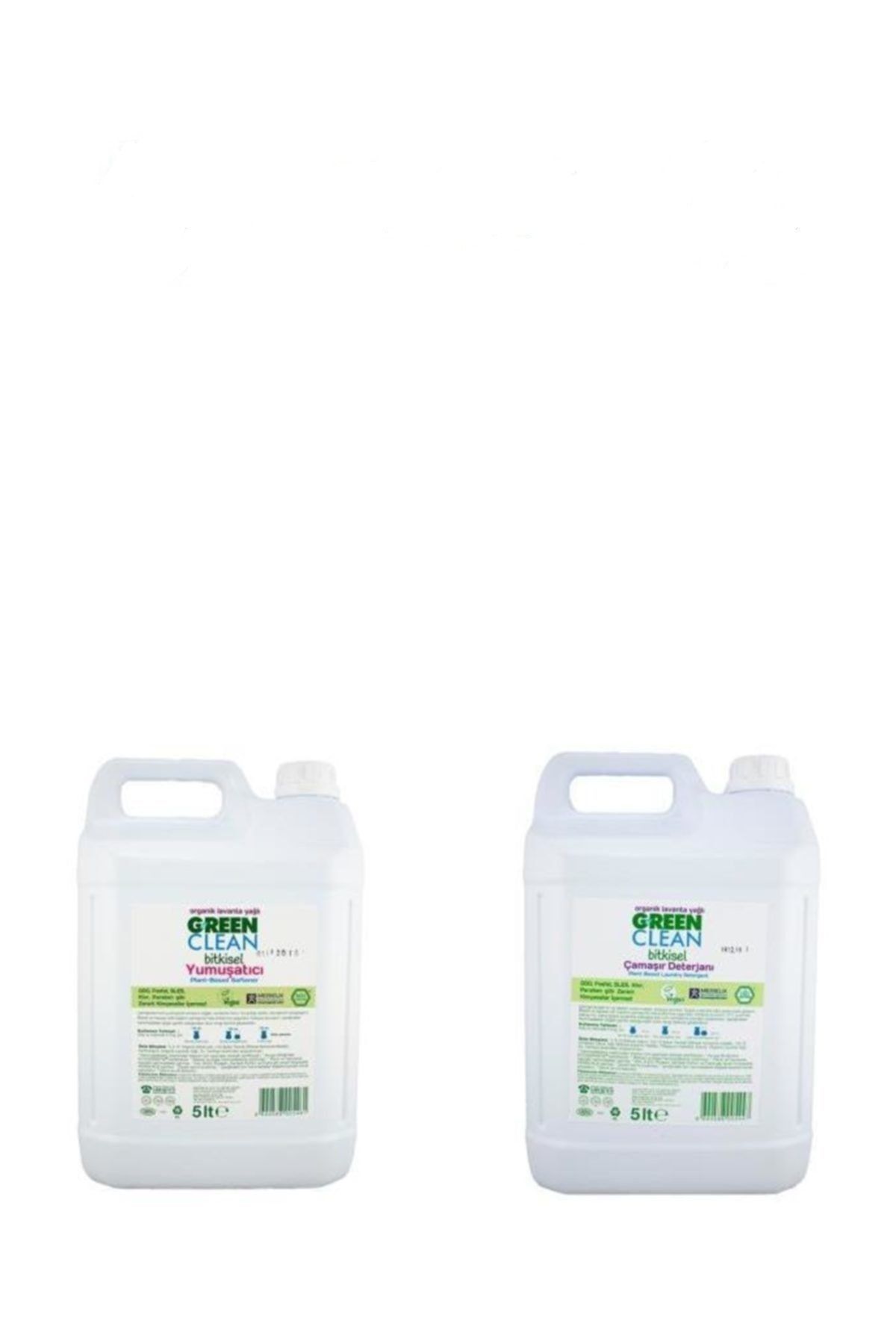 Green Clean Organik 2'li Çamaşır Yıkama Seti 5000 Ml