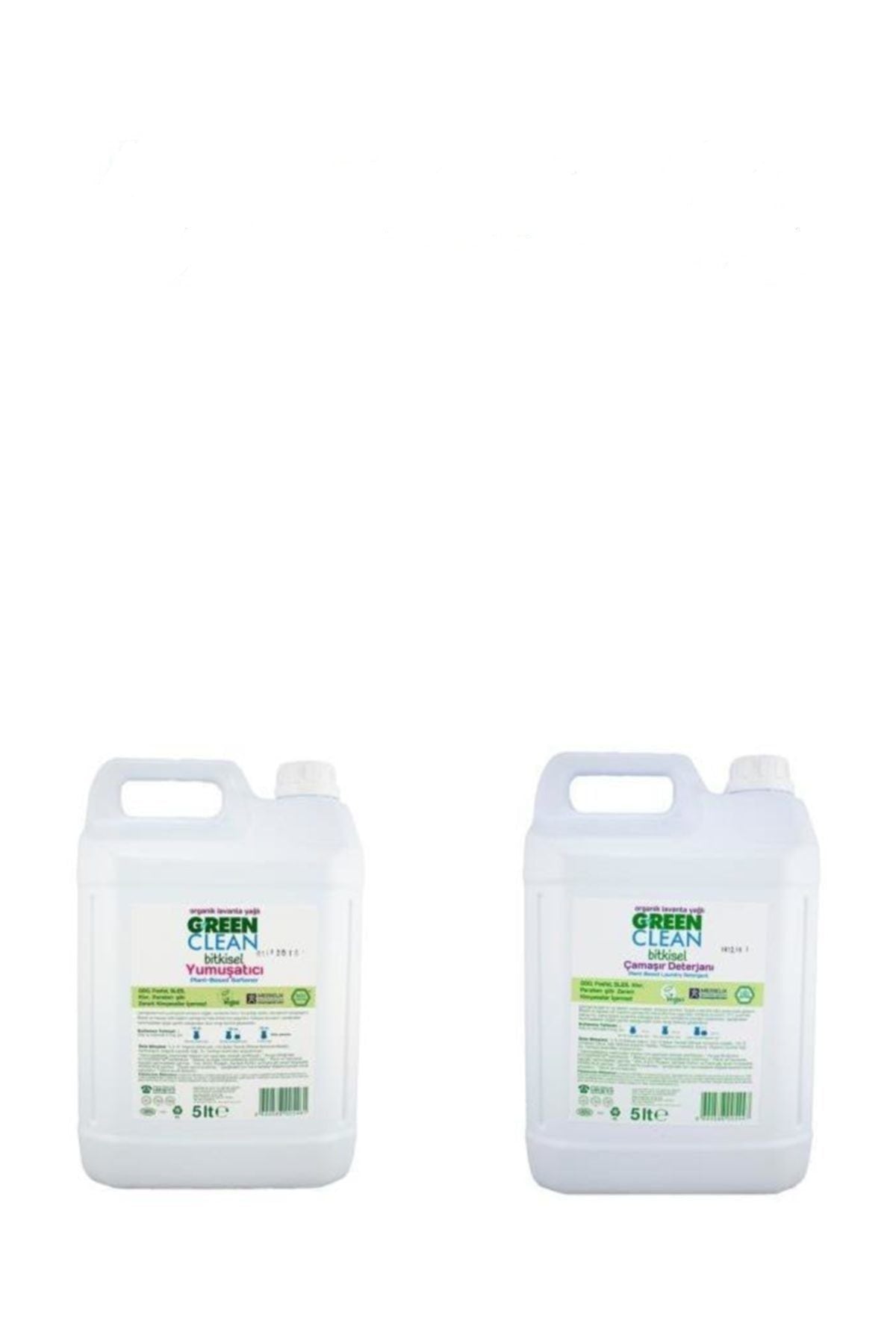 Green Clean Organik 2'li Çamaşır Yıkama Seti 5000 Ml