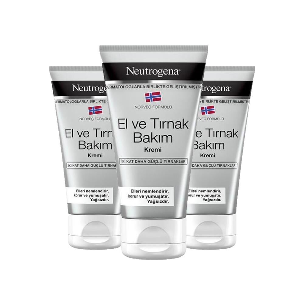 Neutrogena El ve Tırnak Bakım Kremi 75 ml x 3