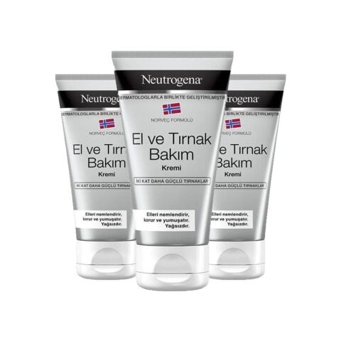Neutrogena El ve Tırnak Bakım Kremi 75 ml x 3