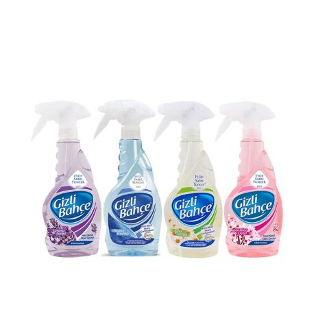 Eyüp Sabri Tuncer Gizli Bahçe Oda Kokusu Lavanta Esintisi, Japon Kiraz Çiçeği, Okyanus, Bahar Tazeliği 500 ML (4' lü)